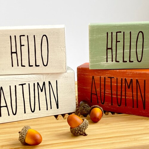 Autumn Favourites Print Autumn Decor Autumn Print Hello Etsy UK