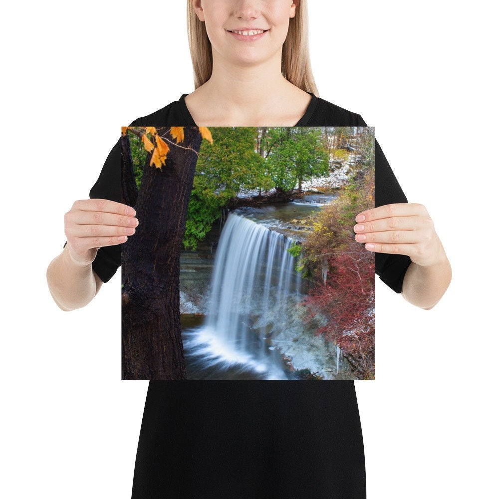 Bridal Veil Falls Photo paper poster