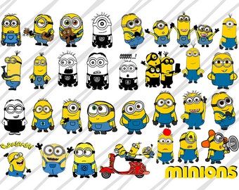 Download Minion Face Svg Etsy