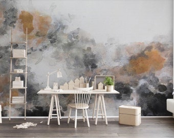 Abstract Minimalist Wallpaper Peel and Stick Removable Pattern Wall Mural Self Adhesive Wallpaper Marble Shape Living Room Decor Cafe Decor