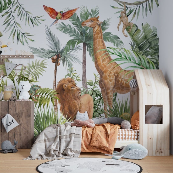 Decorative Murals In Jungle Themes
