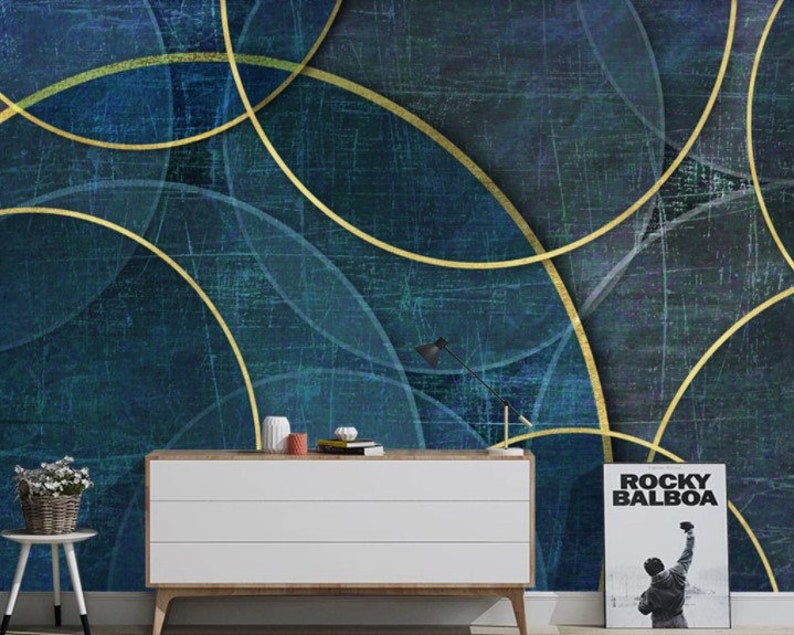 gold-lines-geometric-wallpaper-abstract-art-wall-mural-peel-and-stick
