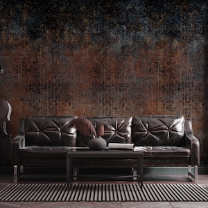 Dark Color Concrete Wallpaper- Marble Texture Grunge Wallpaper- Removable- Peel and Stick- Self Adhesive- Concrete Modern Wallpaper