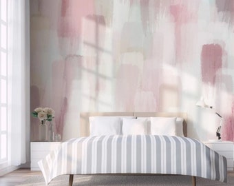 Abstract Color Art Wallpaper Peel and Stick Removable Wall Mural Self Adhesive Wallpaper Marble Textured Kids Room Wall Art