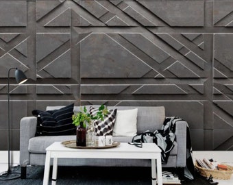 Abstract Black Marble Textured Wallpaper Peel and Stick Removable Pattern Wall Mural Self Adhesive Wallpaper Marble Shape Living Room Decor