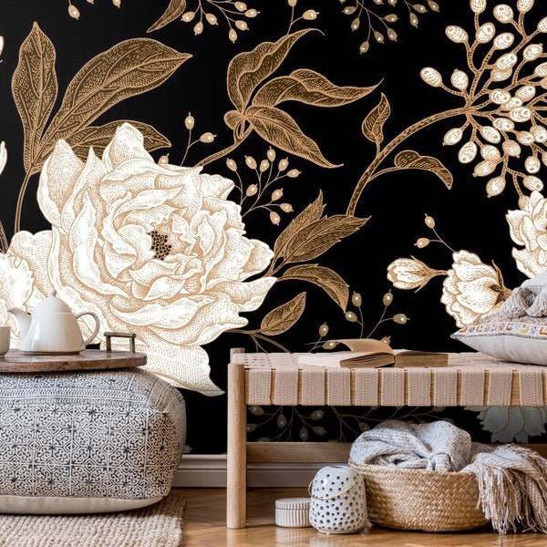 Roses Wallpaper Etsy