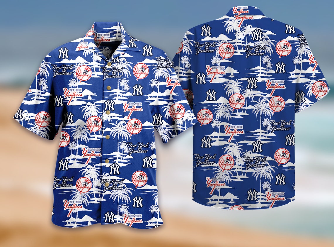 New York Yankees Hawaiian Shirt Shirt for MLB fans Baseball Etsy