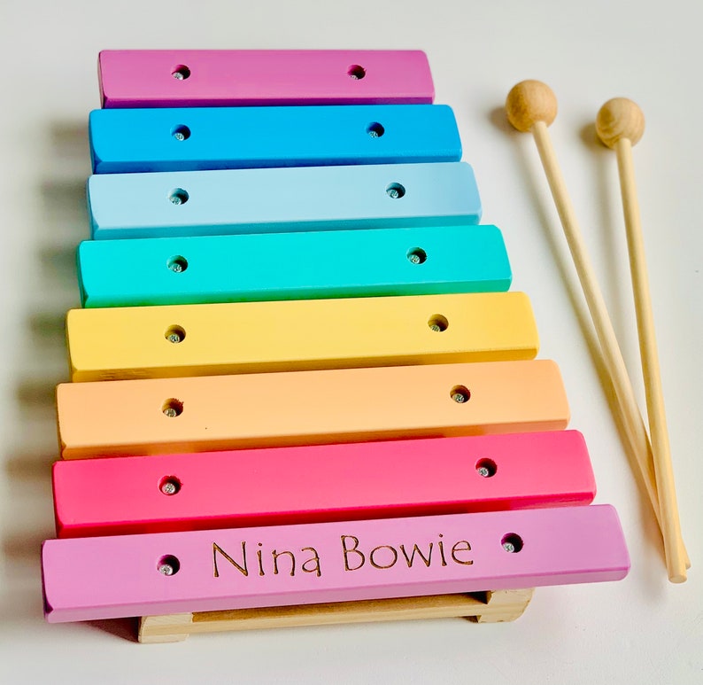Wooden Xylophone Toy / Personalized Musical Toy / Kids Gift image 8
