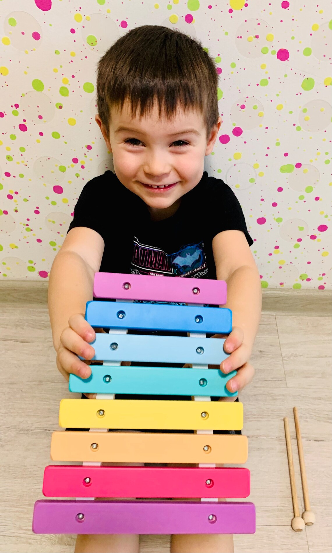 Handmade Xylophone Toy Etsy