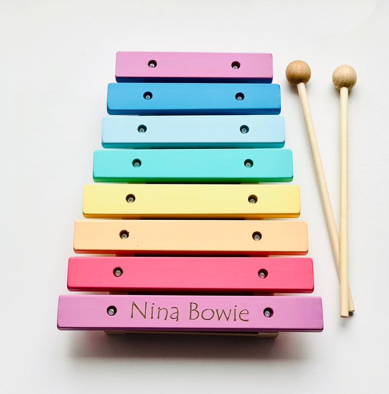 Wooden Xylophone Toy / Personalized Musical Toy / Kids Gift image 6