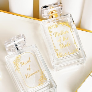 Regalo di profumo personalizzato per la mamma il giorno delle nozze, flacone ricaricabile personalizzato per la madre della sposa, ricordo premuroso della sposa, regalo