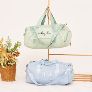 Personalized Duffle Bag, Personalised Bag, Monogrammed Travel Bags, Hospital Bag, Baby Bag, Personalized Gift, Gym Bag, Overnight Bebe Bag