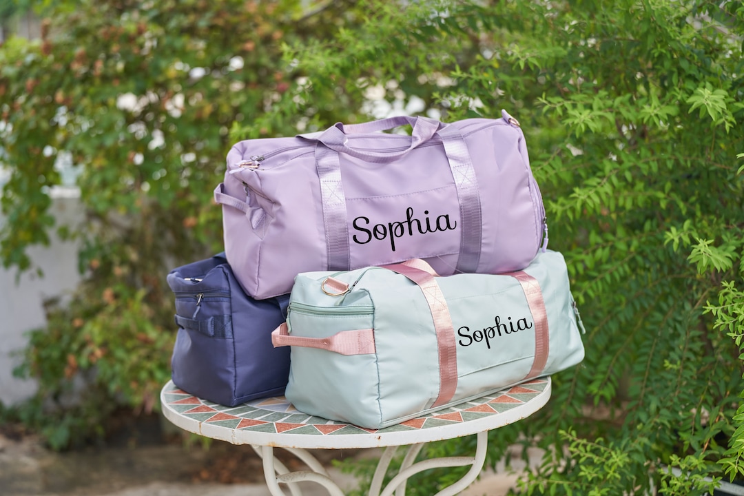 Personalized Monogrammed Bag, Custom Duffle Bag, Weekender Travel Bags, Custom Gifts, Fitness