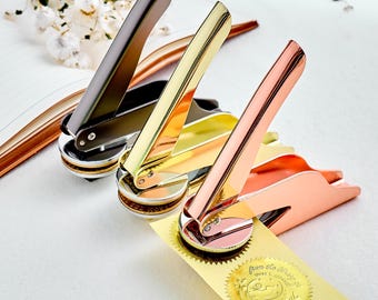Embosseuse personnalisée pour livres de bibliothèque : cadeau personnalisé pour les amoureux des livres