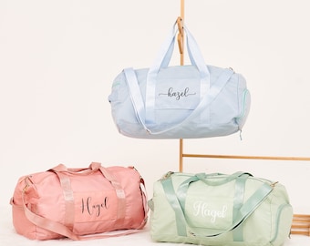 Monogrammed Duffle Bag, Weekender Bag, Overnight Bag, Weekend Travel Bag, Personalized Bridesmaid Gift Bag, Bridal Shower Gift, travel bags