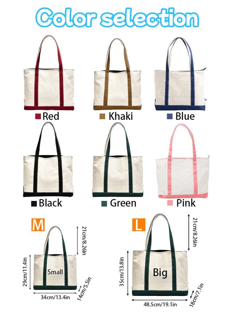 Bolsa de tela personalizada, bolsa de lona, bolsa con texto personalizado, regalo de despedida de soltera, bolsa de playa, nombre bordado, bolsa de regalo para damas de honor, logotipo personalizado imagen 5