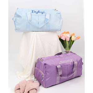 Personalisierte bestickte Reisetasche, Monogramm Tasche,Weekender Reisetasche, Reisetasche,Fitness Tasche,Sporttasche,Muttertagsgeschenke,Krankentasche