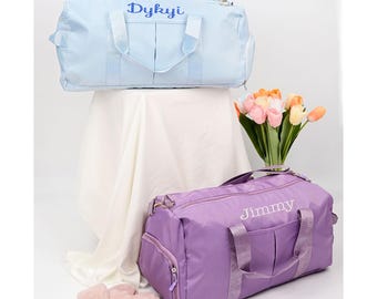 Bolsa de lona bordada personalizada: bolsa de viaje de fin de semana