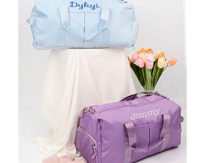 Personalized Embroidered Duffle Bag: Weekender Travel Bag