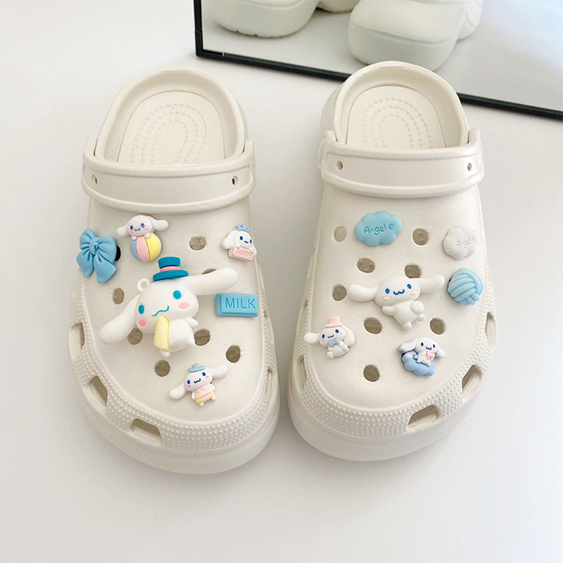 12pcs Cinnamoroll Croc Charms Kawaii Croc Charms Shoes Etsy UK