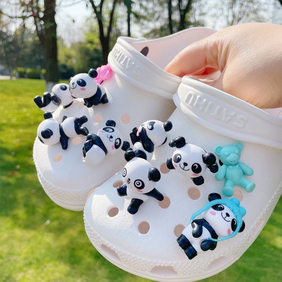 bovenstaand Portugees Vooruitzicht 10pcs Panda Croc Charms Panda Schoenen Clip Crocs Jibbitz - Etsy Nederland