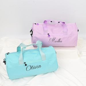 Wasserfester Duffle Dance Bag, Custom Sport Duffle Bag, Reisetasche für Kinder, Reisetasche Weekender Bag, Balletttasche Geschenk für Mädchen, Babytasche