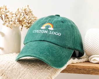 Custom Embroidered Vintage Baseball Cap,Embroidered Hat with Your Text ,Dad Cap, Vintage Baseball or Trucker Cap, Unique Gift