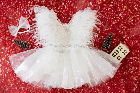 winter wonderland dress for baby Snowflake White Silver Baby Dress, Winter Wonderland Baby, Christmas Baby Dress, Cakes mash Baby Outfits, 1st Birthday Girl