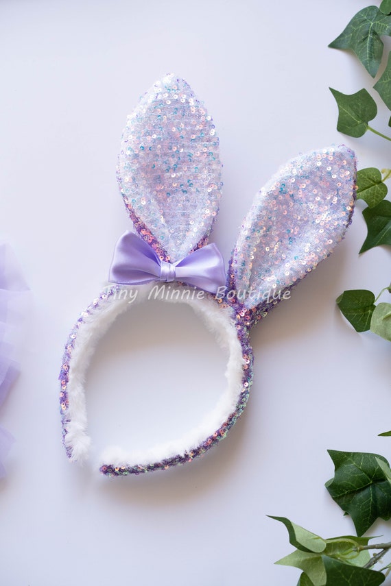 Easter Bunny Tutu Baby Girl Lavender Set Tutu & Headband Etsy