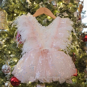 Pink White Christmas Dress - Etsy Pink White Christmas Dress - Etsy