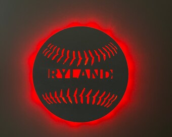 Personalized Baseball With Lights or With Out