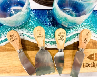 Funny cheese Knife Set of 4