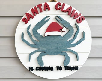 Santa Claws Door Hanger