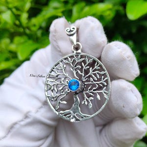 Natural Tanzanite Pendant/Handmade Pendant/Tanzanite Necklace Pendant/925 Sterling Silver Pendant/Tanzanite Gemstone Pendant/Wedding Gifts