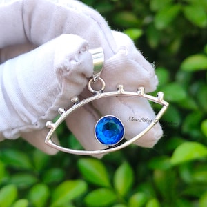 Natural Tanzanite Pendant Necklace/Handmade Pendant/Tanzanite Pendant/925 Sterling Silver Pendant/Tanzanite Gemstone Pendant/Women Pendant