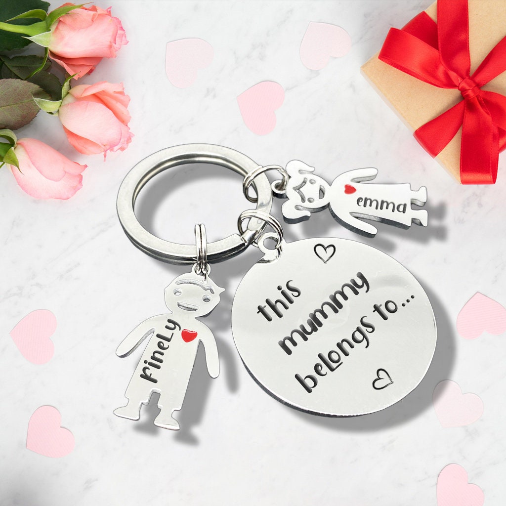 Personalised Photo Keyring Belongs to Birthday gifts Mothers Day gifts 