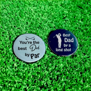 Personalised Stainless Steel Golf Ball Marker