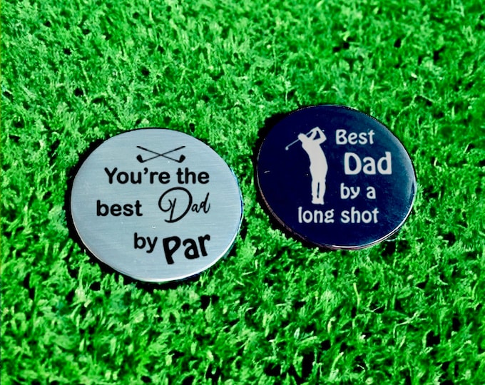 Personalised Stainless Steel Golf Ball Marker