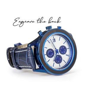 Luxury Watch, Personalised Timepiece, Elegantly Crafted from Sustainable Wood, Gift for groomsmen.