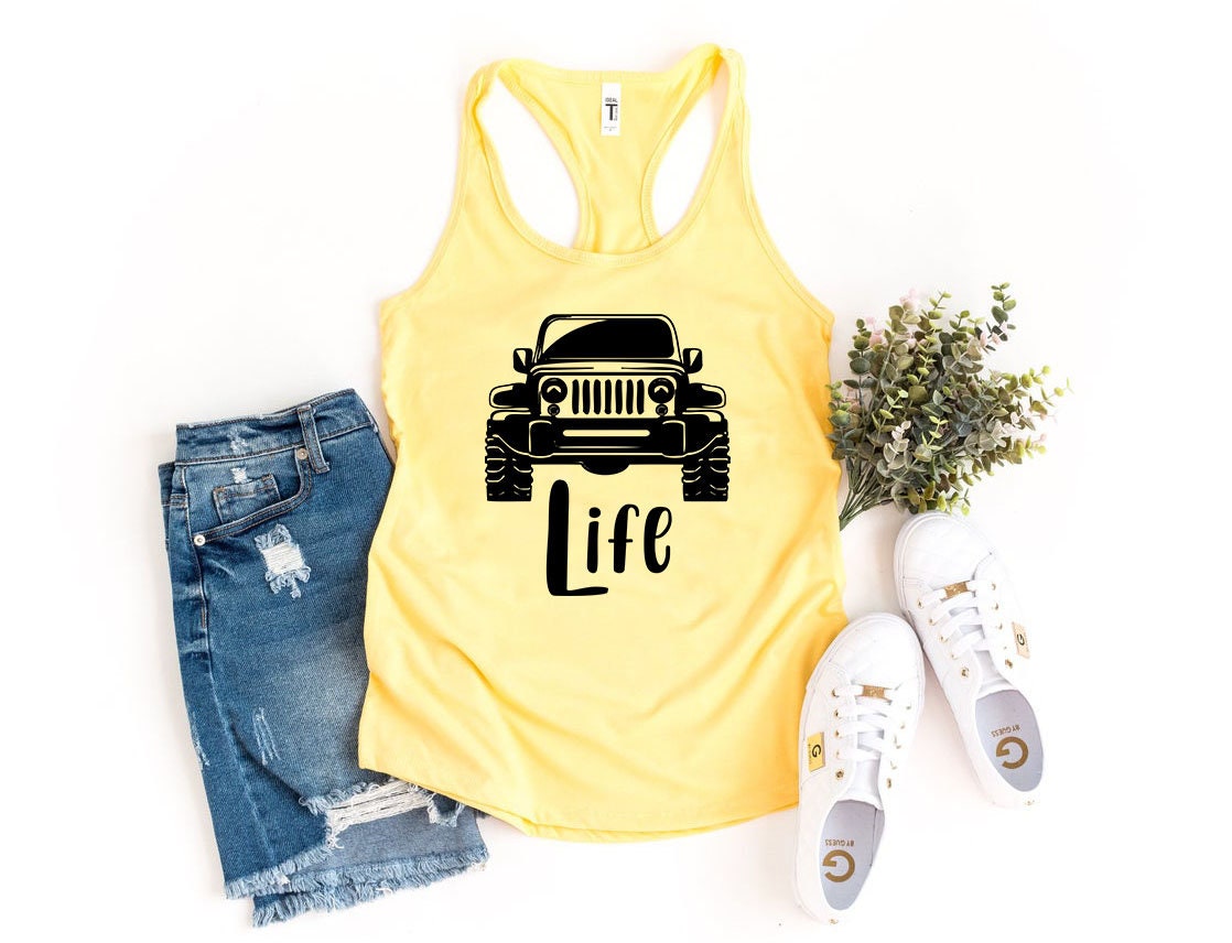Jeep life Women's Racerback Tank Jeep tank top jeep Etsy