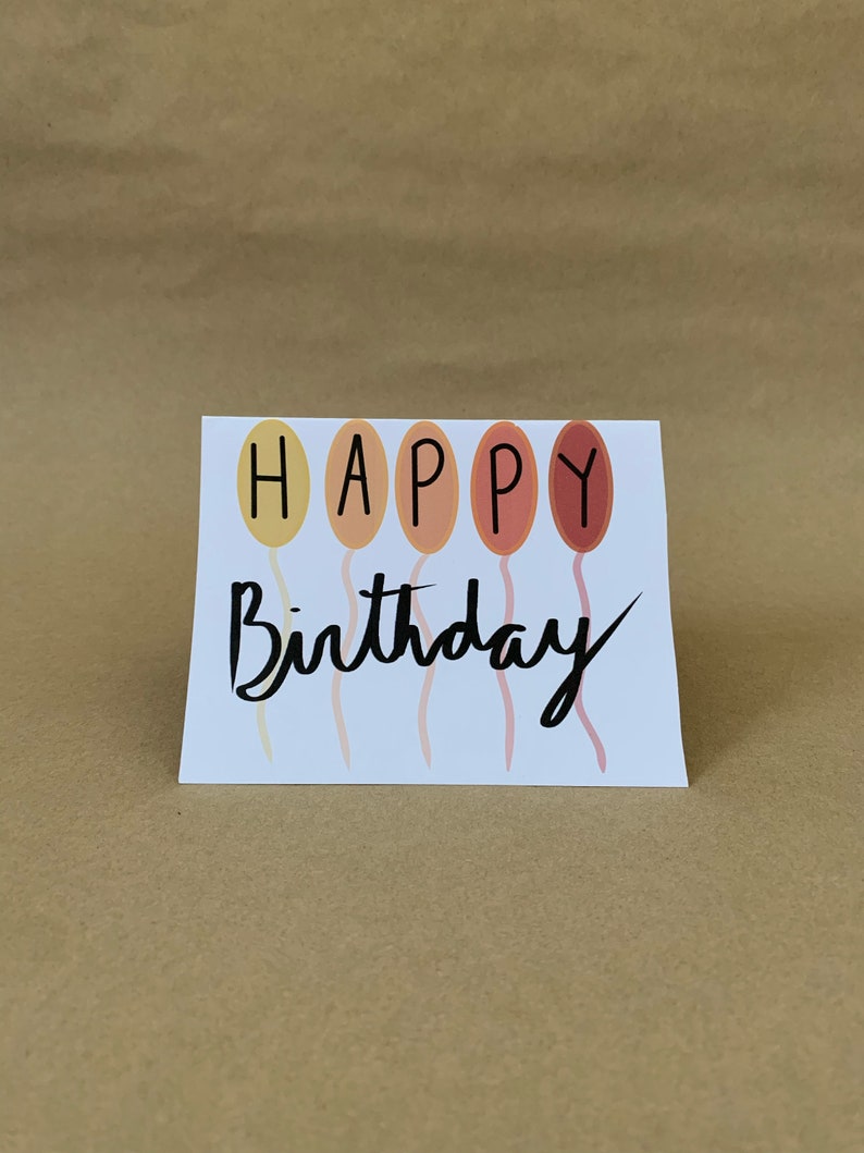 Balloon Birthday Card image 4
