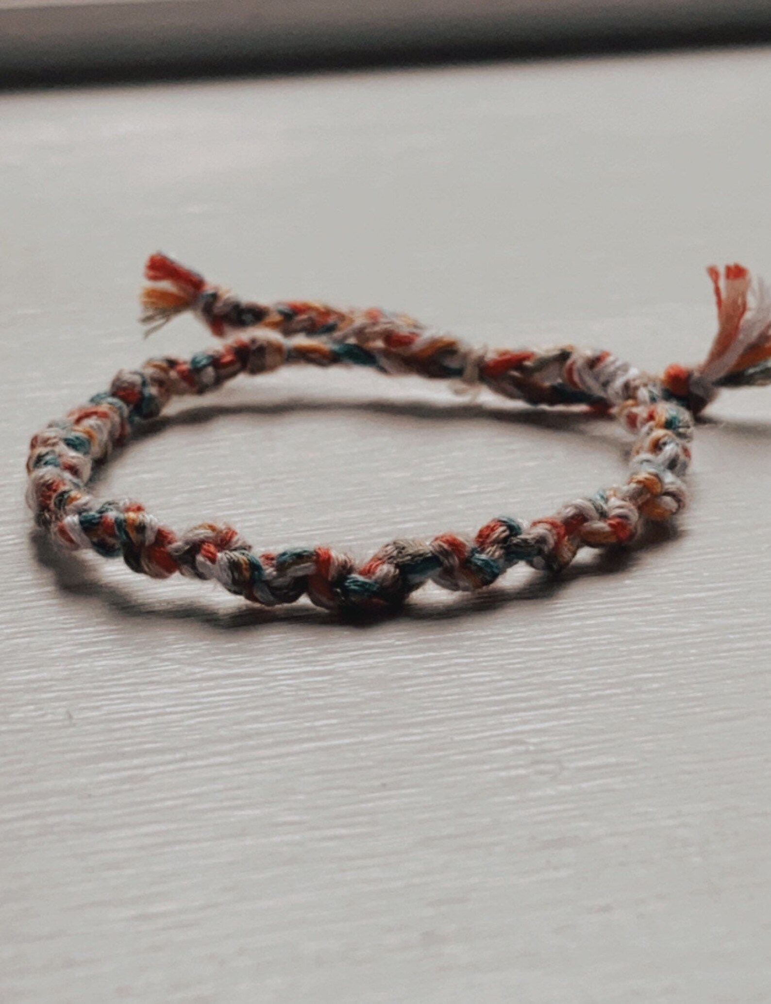 Adjustable TWISTED KNOT friendship bracelet Etsy
