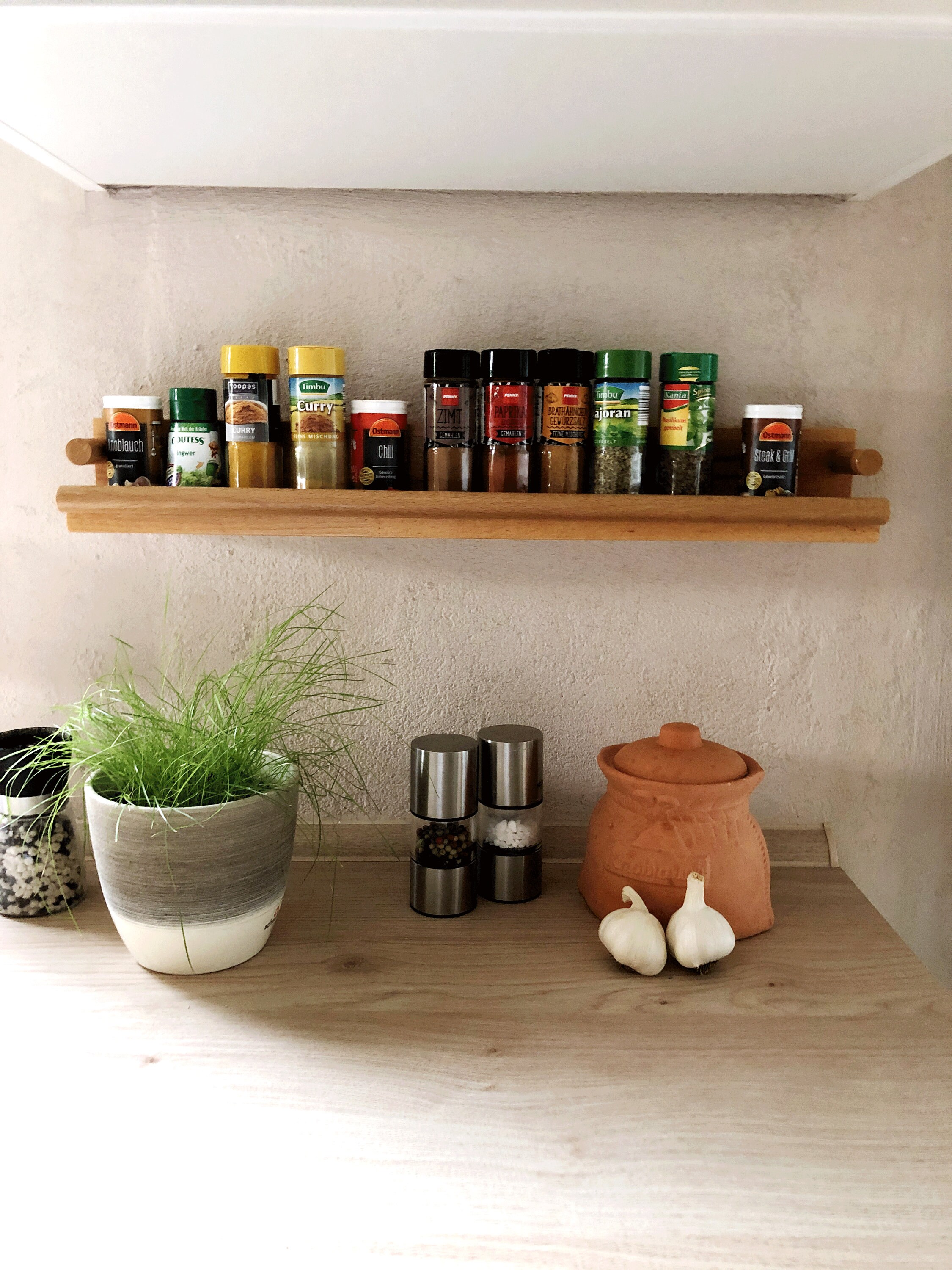 Estante de especias de madera maciza hecho a mano | Etsy