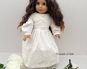 18 inch doll 1830s ‘Sarah Hale’ Wedding gown