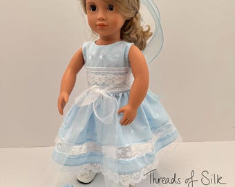 Doll’s flower girl outfit.