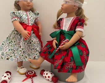 18 inch doll Christmas dress