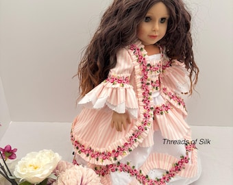 18 inch doll OOAK 18th Century dress