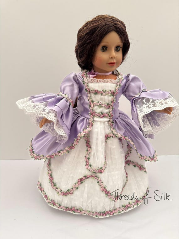 Rapunzel‑Inspired One‑of‑a‑Kind Heirloom Gown for 18‑Inch Dolls (AG‑Sized)