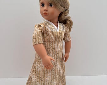 18 inch doll Regency dress and chemisette