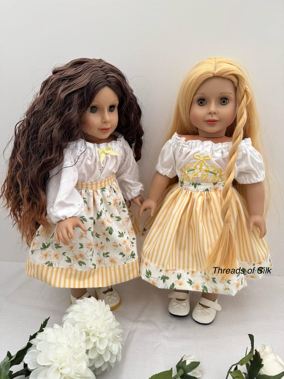 1940s peasant blouse and skirt